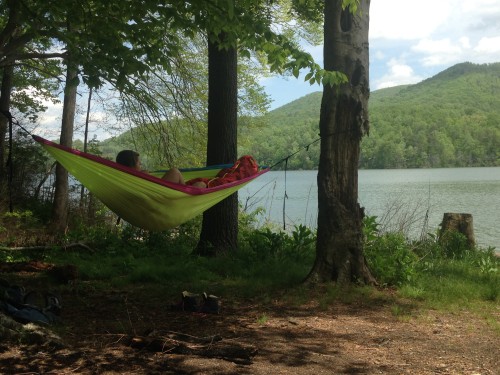 If you don't sleep well on the ground, consider hammock camping!